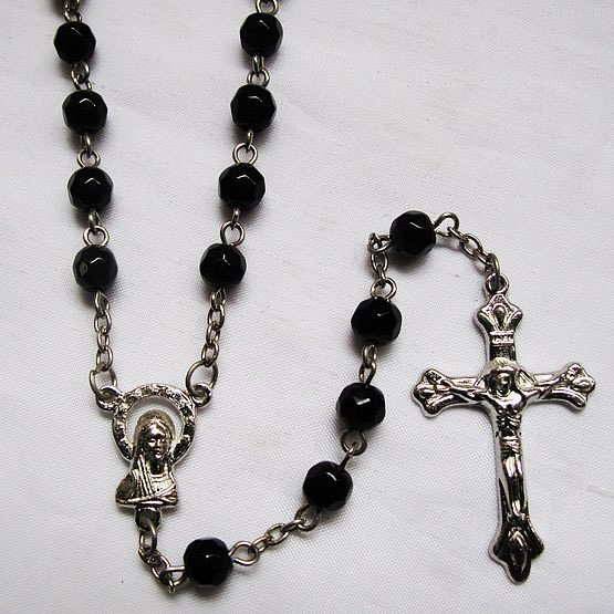 Acrylic beads rosary necklace,Acrylic beads rosario