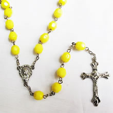 Acrylic beads rosary necklace