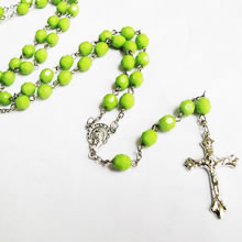 Acrylic beads rosary necklace