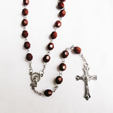 Acrylic beads rosary necklace