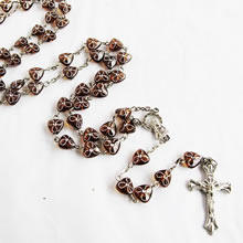 Acrylic beads rosary necklace
