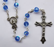 crystal beads rosary necklace