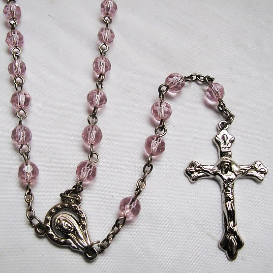 crystal beads rosary necklace,crystal beads rosary