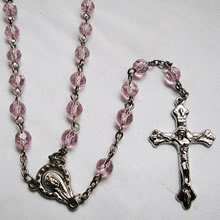 crystal beads rosary necklace