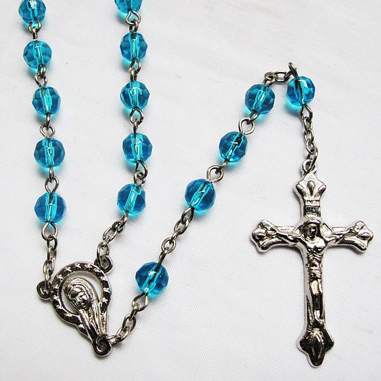 crystal beads rosary necklace,crystal beads rosary