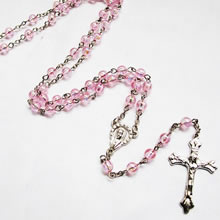 crystal beads rosary necklace