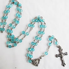crystal beads rosary necklace