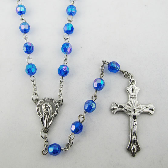 crystal beads rosary necklace,crystal beads rosary