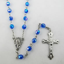 crystal beads rosary necklace