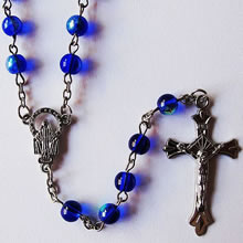 crystal beads rosary necklace