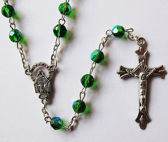 crystal beads rosary necklace,crystal beads rosary