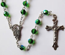 crystal beads rosary necklace
