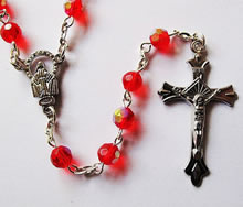 crystal beads rosary necklace
