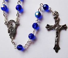 crystal beads rosary necklace