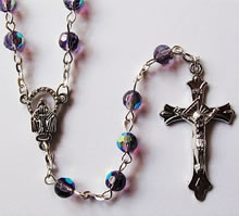 crystal beads rosary necklace