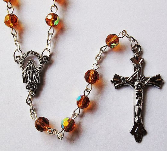 crystal beads rosary necklace,crystal beads rosary