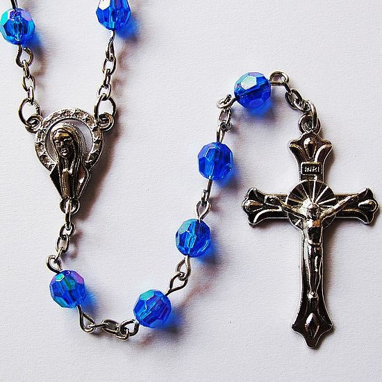 crystal beads rosary necklace,crystal beads rosary