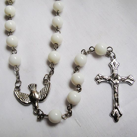 galss beads rosary necklace,galss beads rosary