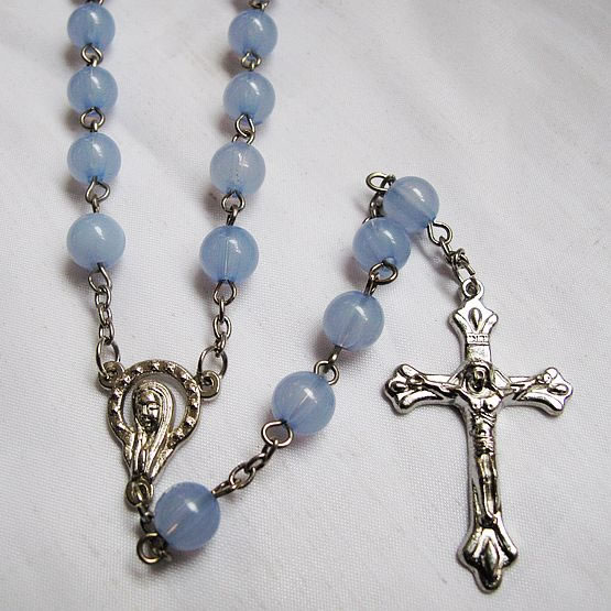 galss beads rosary necklace,galss beads rosary