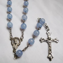 galss beads rosary necklace