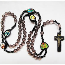 galss beads rosary necklace
