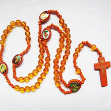 galss beads rosary necklace