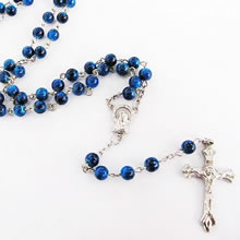 galss beads rosary necklace