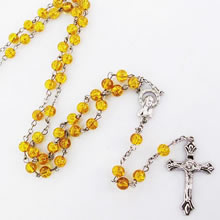 galss beads rosary necklace