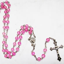 galss beads rosary necklace