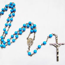 galss beads rosary necklace