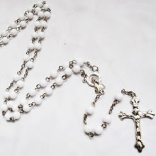 galss beads rosary necklace