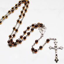 galss beads rosary necklace