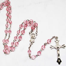 galss beads rosary necklace