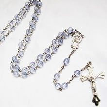 galss beads rosary necklace