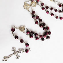 galss beads rosary necklace