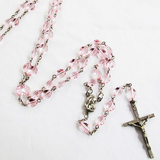 galss beads rosary necklace,galss beads rosary