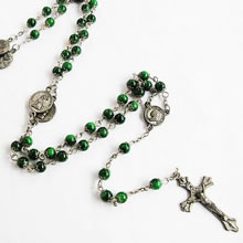 galss beads rosary necklace