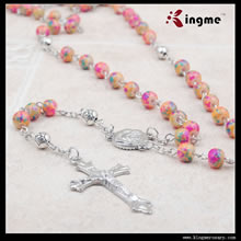 Glass beads rosary