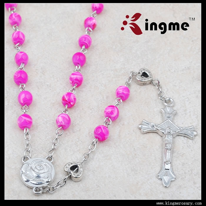 ,galss beads rosary