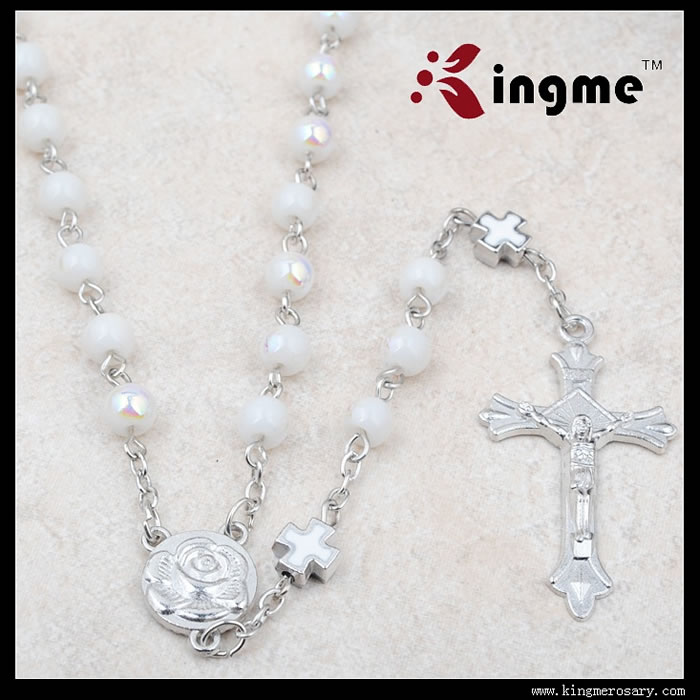 ,galss beads rosary
