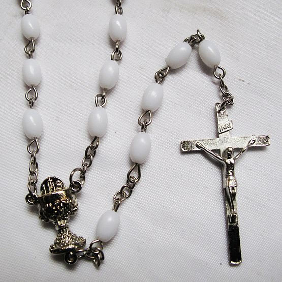plastic beads rosary necklace,plastic beads rosary