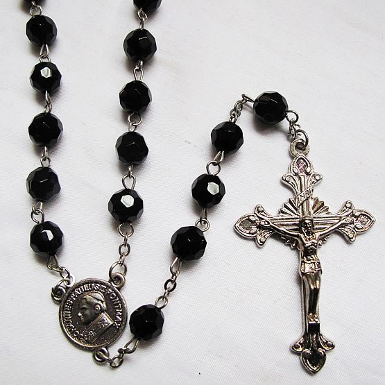 plastic beads rosary necklace,plastic beads rosary