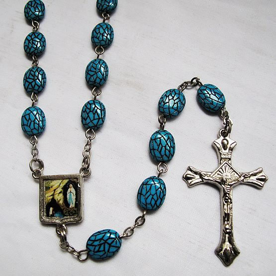 plastic beads rosary necklace,plastic beads rosary