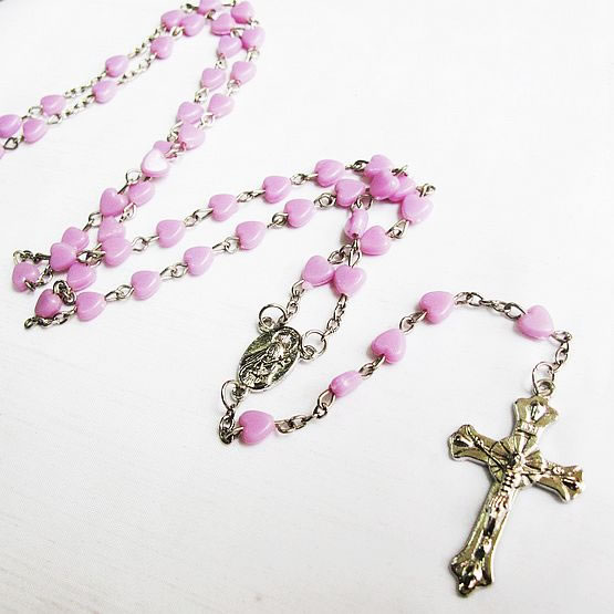 plastic beads rosary necklace,plastic beads rosary