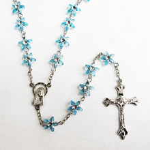 plastic beads rosary necklace