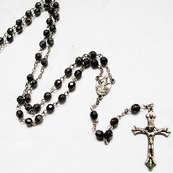 plastic beads rosary necklace,plastic beads rosary