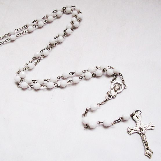 plastic beads rosary necklace,plastic beads rosary