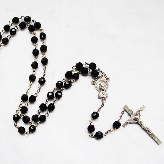 plastic beads rosary necklace,plastic beads rosary