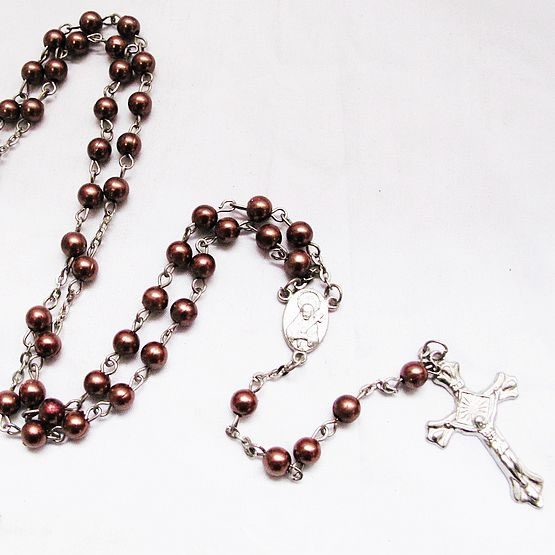 plastic beads rosary necklace,plastic beads rosary