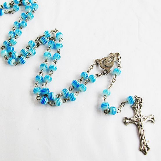 plastic beads rosary necklace,plastic beads rosary